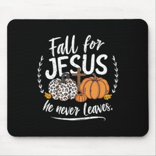 Der Fall für Jesus Verlasse er nie Christlichen He Mousepad