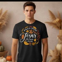 Der Fall für Jesus Verlasst nie den Herbstschrei Tri-Blend Shirt