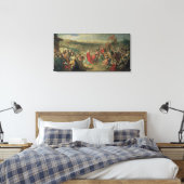 Der Fall Granadas 1492, 1890 Leinwanddruck (Insitu (Schlafzimmer))