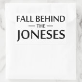 Der Fall hinter den Jungen Rechteckiger Aufkleber (Tasche)