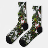 Der Fall "Holly with Snow Wallet" Socken (Linkes Detail)