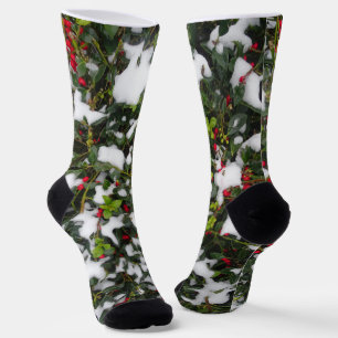 Der Fall "Holly with Snow Wallet" Socken