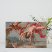 Der Fall Ikarus (von Jakob Peter Gowy) Briefpapier (Stehend Vorderseite)