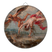 Der Fall Ikarus (von Jakob Peter Gowy) Dartscheibe (vorne)