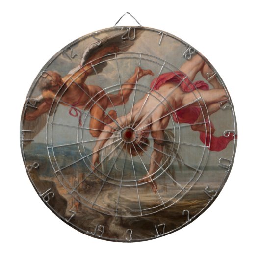 Der Fall Ikarus (von Jakob Peter Gowy) Dartscheibe (vorne)