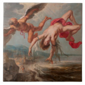 Der Fall Ikarus (von Jakob Peter Gowy) Fliese (Vorderseite)