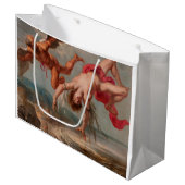 Der Fall Ikarus (von Jakob Peter Gowy) Große Geschenktüte (Vorderseite Schrägansicht)