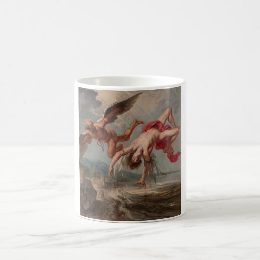 Der Fall Ikarus (von Jakob Peter Gowy) Kaffeetasse (Mittel)