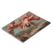 Der Fall Ikarus (von Jakob Peter Gowy) Notizblock (Linke Seite)