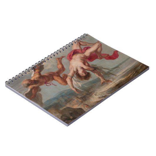 Der Fall Ikarus (von Jakob Peter Gowy) Notizblock (Linke Seite)