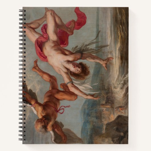 Der Fall Ikarus (von Jakob Peter Gowy) Notizblock (Vorderseite)