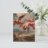 Der Fall Ikarus (von Jakob Peter Gowy) Postkarte (Stehend Vorderseite)