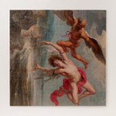 Der Fall Ikarus (von Jakob Peter Gowy) Puzzle (Horizontal)