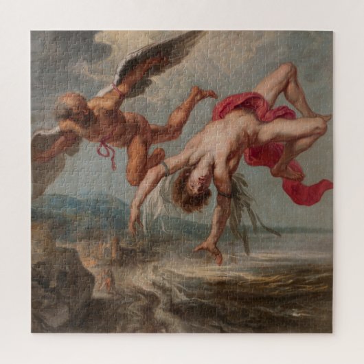 Der Fall Ikarus (von Jakob Peter Gowy) Puzzle (Vertikal)