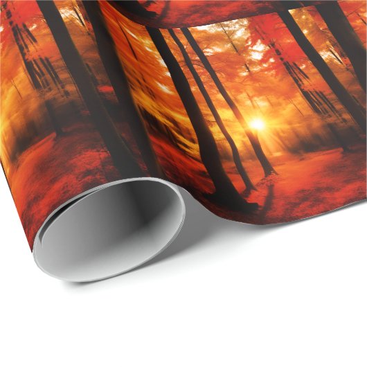 Der Fall im Hinterwald Geschenkpapier (Rolleneckpunkt)