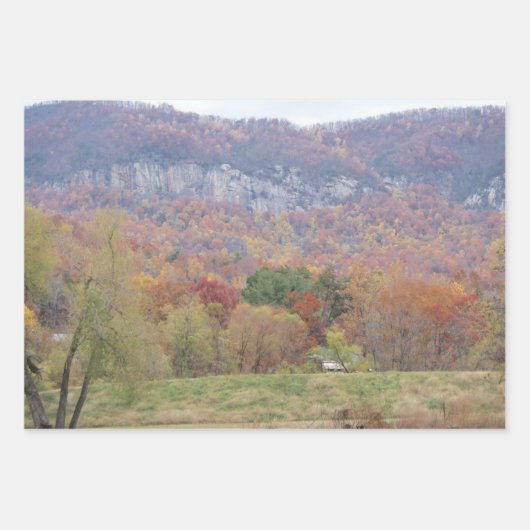 Der Fall in den blauen Bergketten Geschenkpapier Set (Vorderseite 2)