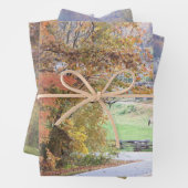 Der Fall in den blauen Bergketten Geschenkpapier Set (Beispiel)