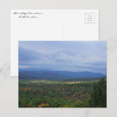 Der Fall in den Blauen Ridge Postkarte (Vorne/Hinten)