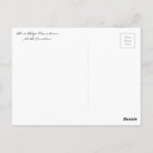 Der Fall in den Blauen Ridge Postkarte (Rückseite)