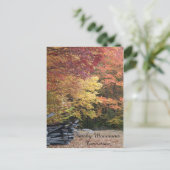 Der Fall in den rauen Bergen Postkarte (Stehend Vorderseite)