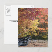 Der Fall in den rauen Bergen Postkarte (Vorne/Hinten)