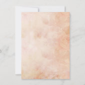 Der Fall in der Liebe Spitze alten Papier Hochzeit Save The Date (Rückseite)