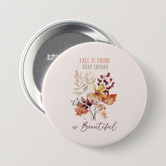 Der Fall ist ein Beweis dafür, dass der Wandel wun Button (Vorne & Hinten)