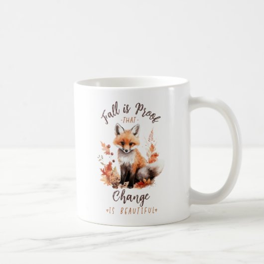 Der Fall ist ein Beweis dafür, dass Veränderung sc Kaffeetasse (Rechts)