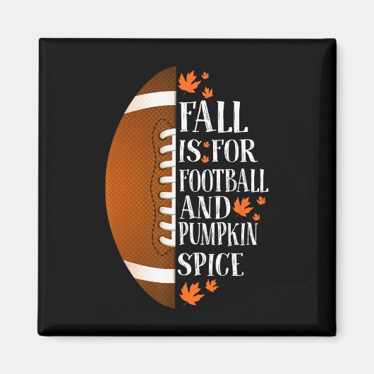 Der Fall ist für Fußball und Pumpkin Gewürzspiel T Magnet (Vorne)