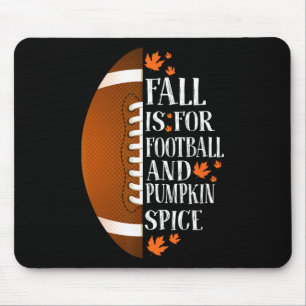 Der Fall ist für Fußball und Pumpkin Gewürzspiel T Mousepad