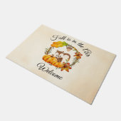 Der Fall ist im Air Sprichwort mit Eichhörnchen Wi Fußmatte (Schrägansicht)