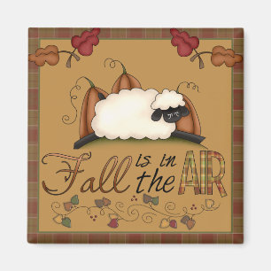 "Der Fall ist in der Luft" Herbstmagazin "Sheep Sq Magnet