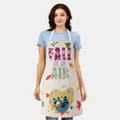 Der Fall ist in Luft mit schwindendem Raccoon Schürze (Getragen)