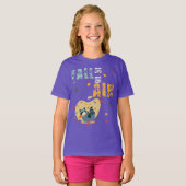 Der Fall ist in Luft mit schwindendem Raccoon T-Shirt (Vorne ganz)