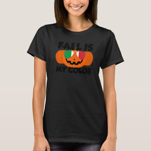 Der Fall ist mein Erntedank Pumpkin Italien Glasse T-Shirt (Vorderseite)