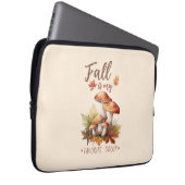 Der Fall ist meine Lieblingsfarbe - Pilze und Blät Laptopschutzhülle (Vorne Rechts)