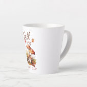 Der Fall ist meine Lieblingsfarbe - Pilze und Blät Milchtasse (Rechte Ecke)