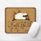 "Der Fall liegt in der Luft" Herbstschäfenmousepad Mousepad (Mit Mouse)