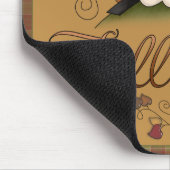 "Der Fall liegt in der Luft" Herbstschäfenmousepad Mousepad (Ecke)