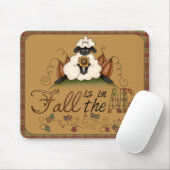 "Der Fall liegt in der Luft" Herbstschäfenmousepad Mousepad (Mit Mouse)
