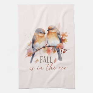 Der Fall liegt in der Luft - Niedliche Vögel und H Geschirrtuch