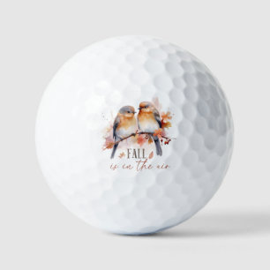 Der Fall liegt in der Luft - Niedliche Vögel und H Golfball