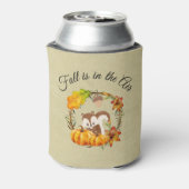 Der Fall liegt in der Lufttypografie mit Eichhörnc Dosenkühler (Kanne Rückseite)