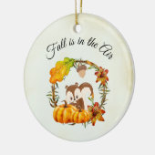 Der Fall liegt in der Lufttypografie mit Eichhörnc Keramik Ornament (Links)