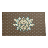 Der Fall Lotus Pillow Kissenbezug (Rückseite)
