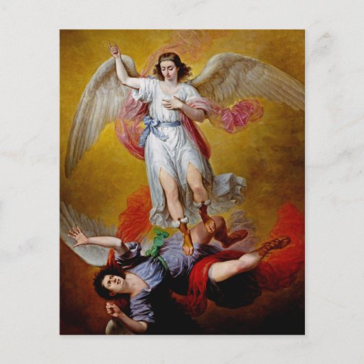 Der Fall Lucifers durch Antonio Maria Esquivel (Vorderseite)