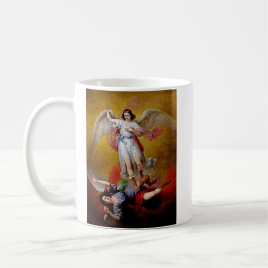 Der Fall Lucifers durch Antonio Maria Esquivel Kaffeetasse (Links)