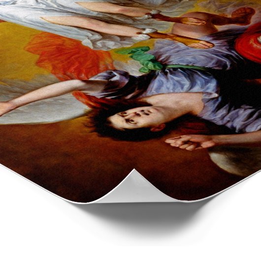 Der Fall Lucifers durch Antonio Maria Esquivel Poster (Ecke)