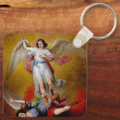 Der Fall Lucifers durch Antonio Maria Esquivel Schlüsselanhänger (Rückseite)