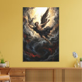 Der Fall Luzifers vom Himmel Leinwanddruck (Insitu (Wohnzimmer))
